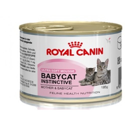 Royal Canin (Роял канин) Babycat Instinctive. Консервированный корм для котят до 4 месяцев, 195 гр.